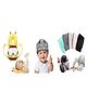 Ortis Baby safety Combo of Baby Helmet and Baby Head Protector Cushion Backpack and kneepad (Color And Design May Vary)