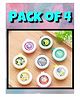 Ortis Reusable Mosquito Repellent Badge Pack of 4 - Multicolor