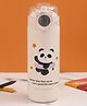 Yellow Bee Stainless Steel Panda Themed Water Flask and Lockable Lid Beige -  500 ml