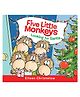 Five Little Monkeys Looking for Santa Board Book- English