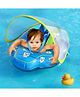 Lifelong Cuppy Swimming Tube with Canopy - Blue