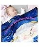 MOM CARE Fleece Winter Blanket For Newborn Baby Extra Soft Warm Fluffy Cozy Double Layered - Blue