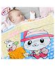 MOM CARE Fleece Winter Blanket For Newborn Baby Extra Soft Warm Fluffy Cozy Double Layered - Cream