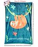 MOM CARE Fleece Winter Blanket For Newborn Baby Extra Soft Warm Fluffy Cozy Double Layered - Green