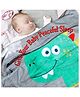 MOM CARE Fleece Winter Blanket For Newborn Baby Extra Soft Warm Fluffy Cozy Double Layered - Grey
