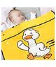 MOM CARE Fleece Winter Blanket For Newborn Baby Super Soft Warm Fluffy Infant Blanket Cozy Single Layered - Yellow