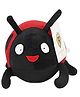 GoldenHub 20 cm Ladybug Plush Toy, Red and Black, Soft Stuffed Animal