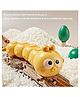 AKN TOYS Wind Up Caterpillar, Funny Clockwork Caterpillar Toy, Caterpillar Flexible Clockwork Toy Pet, Clockwork Swinging Cartoon Caterpillar Toys for Kids Party Pack of 1( COLOR AND DESIGN MAY VARY )