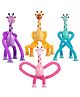 AKN TOYS LED Telescopic Suction Cup Giraffe Toy Shape Changing Telescopic Tube Fidget Toys Pop Tubes Fidget Tubes Sensory Toys for Girls Boys - COLOR MAY VARY Pack of 1 ( COLOR AND DESIGN MAY VARY )