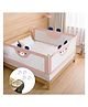 Safe-O-Kid Pack of 3 Baby Bed Rail Guard 1-Year Warranty, 6 Feet/182 cm, Fully adjustable, Bed Side Protector for Baby Safety  Pink