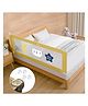 Safe-O-Kid Pack of 1 Baby Bed Rail Guard 1-Year Warranty, 6 Feet/182 cm, Fully adjustable, Bed Side Protector for Baby Safety  Yellow