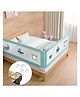 SAFE-O-KID 1-Year Warranty 6 Feet/180Cms Baby Bed Rail with 28 Level (Extra Secure) Adjustable Height, Baby Safety Bed Railing, Bed Guard for Babies, Green, Pack of 2