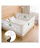 SAFE-O-KID 1-Year Warranty 6 Feet/180Cms Baby Bed Rail with 28 Level (Extra Secure) Adjustable Height, Baby Safety Bed Railing, Bed Guard for Babies, Beige, Pack of 3
