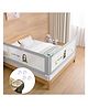 SAFE-O-KID 1-Year Warranty 6 Feet/180Cms Baby Bed Rail with 28 Level (Extra Secure) Adjustable Height, Baby Safety Bed Railing, Bed Guard for Babies, Grey, Pack of 2