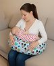 Babyhug Disney C Shape Cotton Feeding Pillow Smiley Mickey Face Print - Blue