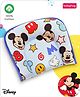 Babyhug Disney Cotton U Shape Pillow with Smiley Mickey Face Print - Blue