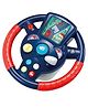 YAMAMA Musical Toys Little Driver Steering Wheel Toy With Music And Lights Simulator Driving Wheel Toys With Lights And Music Portable Pretend Play Learning Educational  Blue