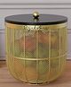 RIZIK STORE  Modern Insect-Free Metal Fruit Basket/Bowl with Lid  Perfect for Fruits, Vegetables, and Home Décor, Durable Design