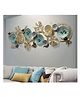 RIZIK STORE Metal Abstract Figures handcrafted Wall Sculpture wall art multicolor for Home Decoration, Living room, drwaing room & Bedroom -110L x 40W CM