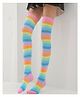 Tipy Tipy Tap Cotton Colour Blocked Socks - Multi Colour