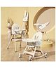 Little Olive 6-in-1 Baby High Chair With Adjustable Height & Tray - Beige