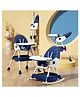 Little Olive 6-in-1 Baby High Chair With Adjustable Height & Tray - Navy Blue