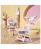 Little Olive 6-in-1 Baby High Chair With Adjustable Height & Tray - Light Pink