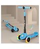Little Olive Kids Studio Musical LED Scooter with Adjustable Height & Safety Features - Blue