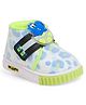 Chiu Crocodile Applique Detailed Velcro Closure Musical Shoes - Green