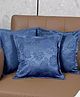 Saral Home Jardin Floral Cotton Cushion Cover 3pc, Blue. 40x40 cm