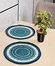 Saral Home ISAR Table Place Mat 2pc Royal Blue. 38x38 cm
