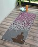 Saral Home Tapestry BREATHE Micro Yoga Mat, Purple.