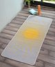 Saral Home Tapestry Sun Micro Yoga Mat,Yellow.