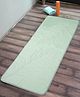 Saral Home Leaf Micro Yoga Mat,Green.