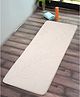 Saral Home Leaf Micro Yoga Mat,Ivory.