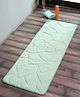 Saral Home Flower Micro Yoga Mat,Green.
