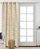 Saral Home  Kanan Cotton Door Room Darkening Curtain 1PC,Beige. 4x7 ft