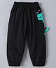 Mark & Mia Full Length Track Pant with Dino Applique - Black