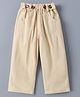 Mark & Mia Cotton Full Length Solid Color Trouser - Khaki