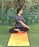 AAZEEM Premium Printed Extra Thick Non Slip Exercise & Fitness Mat for All Types of Yoga, Pilates & Floor Workouts, 24 X 68 Inches , Yellow Color .