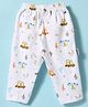 Child World Interlock Knit Full Length Lounge Pant with Jungle Theme Print - Sky Blue