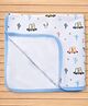 Child World Terry Knit Towel with Safari Theme Print L 84 x B 57 cm - Light Blue