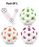 SANISHTH Space Ballhigh Bouncy Balls, Tk is Super Hot Moon Ball and Space Balls for Kids and Adults, Bubble Ball Space Galaxy Bouncy Ball Easy to Grip and Catch.(White)