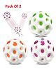 SANISHTH Space Ballhigh Bouncy Balls, Tk is Super Hot Moon Ball and Space Balls for Kids and Adults, Bubble Ball Space Galaxy Bouncy Ball Easy to Grip and Catch.(White Pack Off 2)