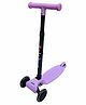 Jaspo Raibow Kids Kick Scooter (Up to 25kg)  Foldable 3-Wheel Scooter with LED Wheels & Adjustable Handlebars  Fun & Safe Toy for 3+ Year Old Boys & Girls  Lightweight, Durable, Easy to Carry