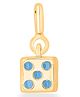 Nipura 925 Sterling Silver Cube Dice Charm Pendant-1.93 g