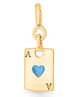 Nipura 925 Sterling Silver Ace of Heart Charm Pendant
