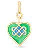 Nipura 925 Sterling Silver Celtic Heart Charm Pendant