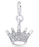 Nipura 925 Sterling Silver Zircon Crown Charm Pendant
