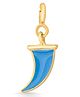 Nipura 925 Sterling Silver Enamel Tiger Tooth Charm Pendant